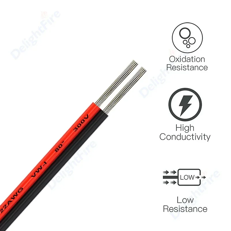 

Соединительный кабель для светодиодной ленты 12 В 2 3 4 5 6-контактный электронный провод 22 20 18 AWG Hookuo Провод для светодиодной ленты RGB 5050 Автодинамик