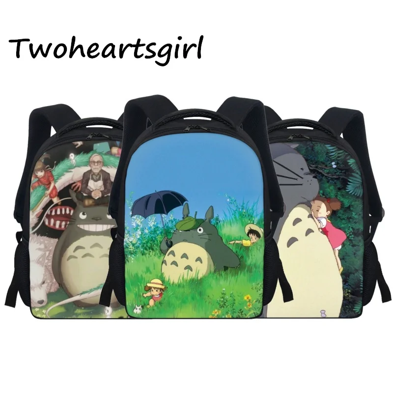 

Детский мини-рюкзак twoheart sgirl из мультфильма «Мой сосед Тоторо», школьный ранец для детского сада, сумка для книг