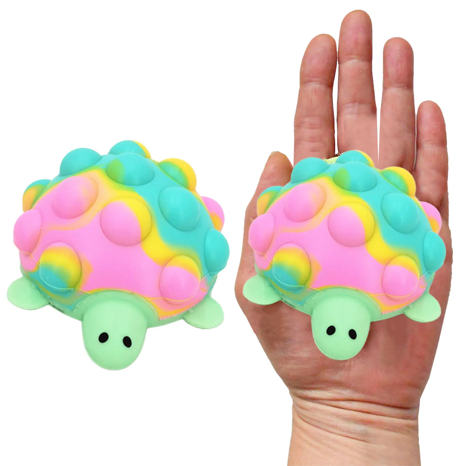 

Squeeze Ball Fidgets Toy Cute Turtle Squeeze Ball Decompression Fidgets Ball Toy Sensory Ball Silicone 3D Ball For Adults Kids
