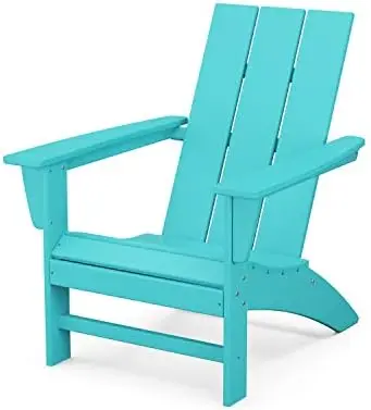 

Modern Adirondack Chair, Black Outdoor dining chairs Chair for dining table Desk chair Metal chair Sillas para barra de cocina W