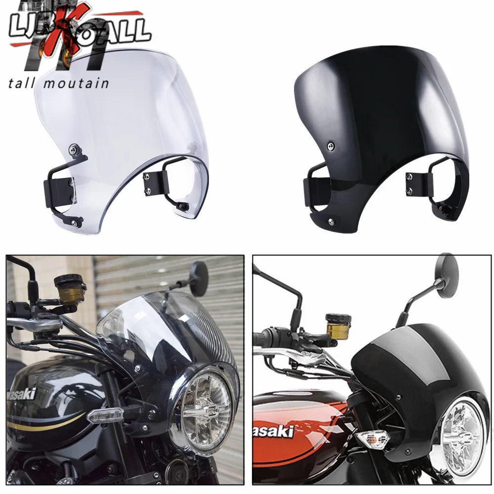 Z 900RS Windscreen Windshield Fairing Wind Deflector for Kawasaki Z900RS Cafe Racer 2018 2019 2020 Z 900 RS Motocycle Part Smoke