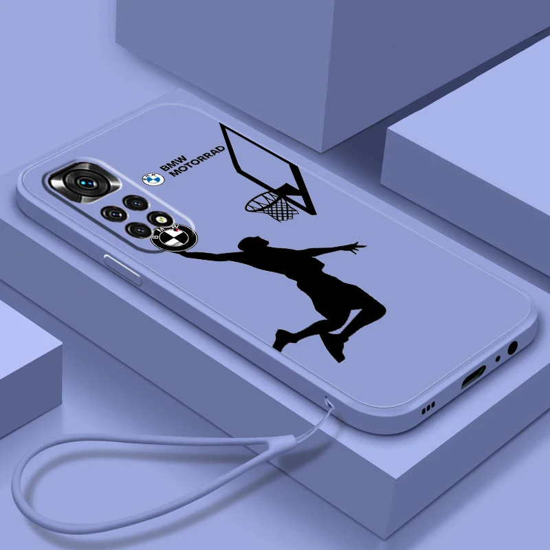 

Phone Case For Xiaomi Redmi Note 12 11T 11S 11E 10S 10T 10 9T Pro Plus Liquid Rope Funda Cover