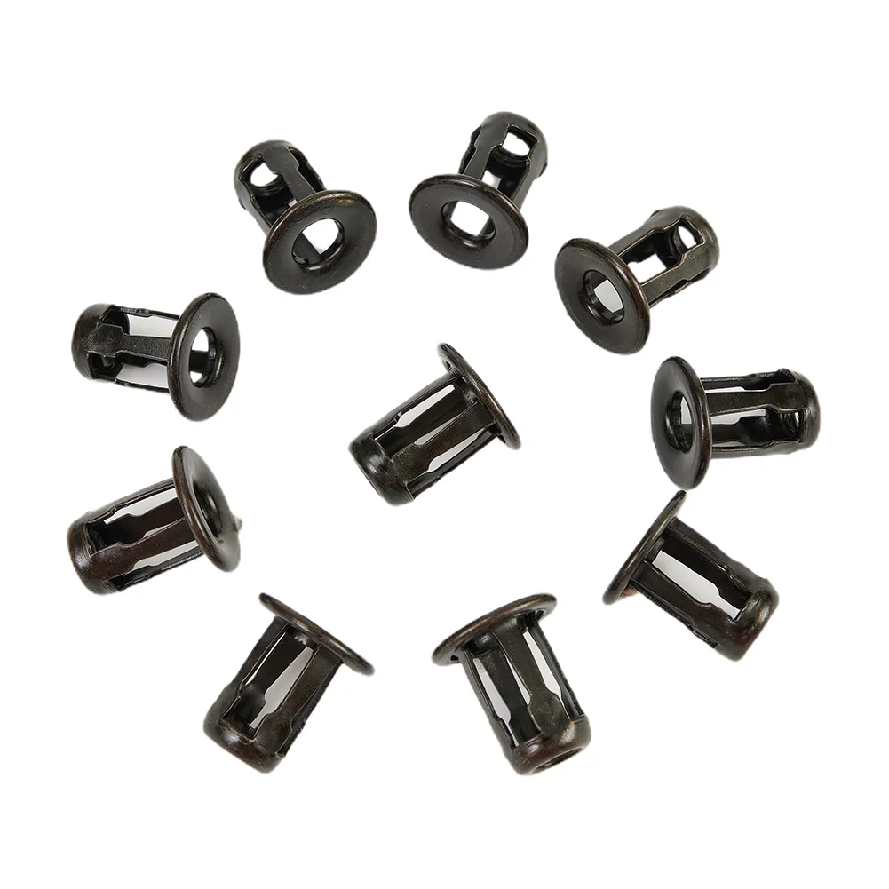 

10 X Clips Car Metal Screw Base Clamp Base Trunk Nuts Front & Rear Plate Fastener Clips For A3 A4L A6L A8 Q3 Q5 Q7