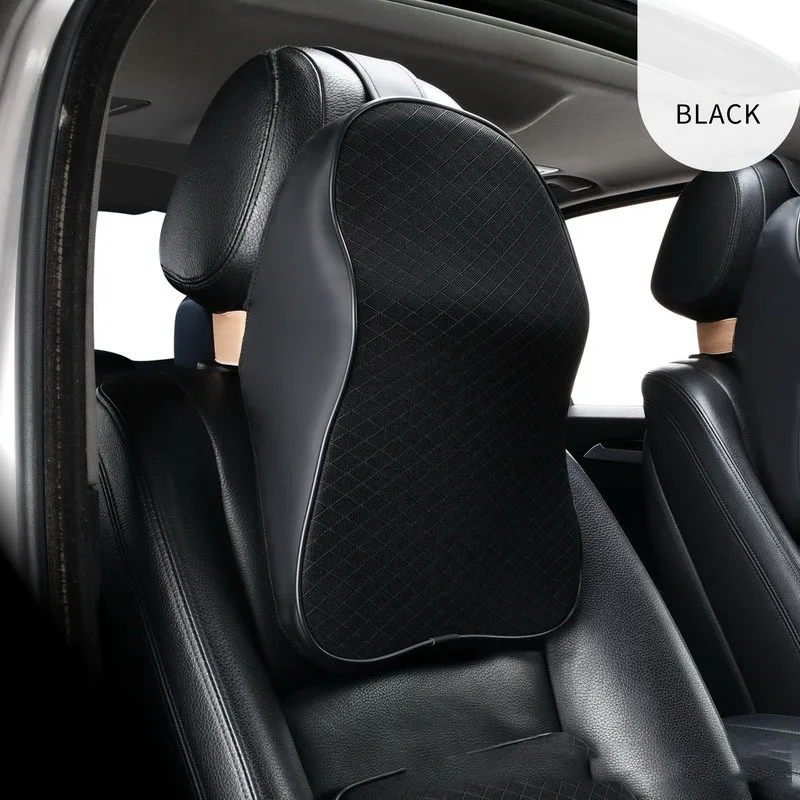 

Модная Подушка на подголовник автомобильного сиденья, подушка с эффектом памяти, поддерживающая подушка для головы и шеи