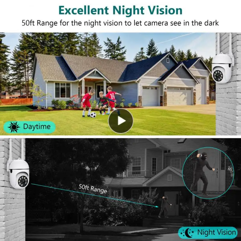 

Ip Camera Dual Band Cctv Surveillance Cameras 2.4g/5g Baby Monitor Wifi Camera Wireless Cam Camera Wifi Night