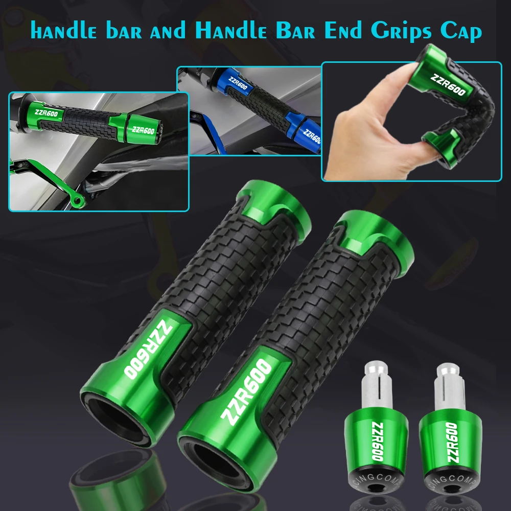 

For KAWASAKI ZZR600 ZZR1200 ZZR1400 ZZR 600 1200 1400 2005 2006 2007 2008 2009 Motorcycle Handlebar Handle Bar Grips Ends Plugs