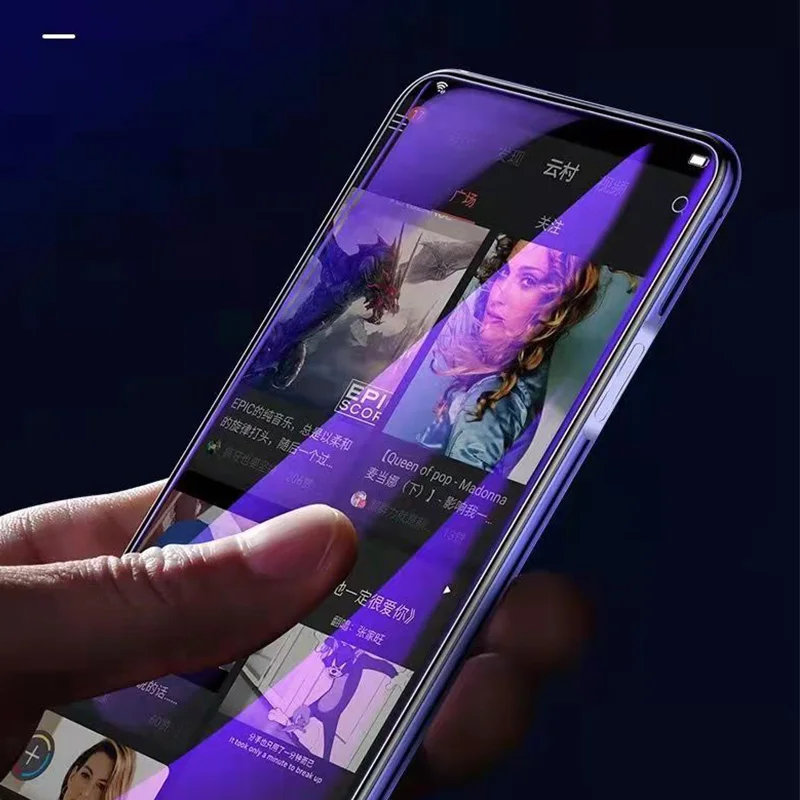 Anti Blue Ray Light Screen Protectors For iPhone 11 12 13 14 Pro Max Protective Glass Film Cristal Templado Protection Ecran
