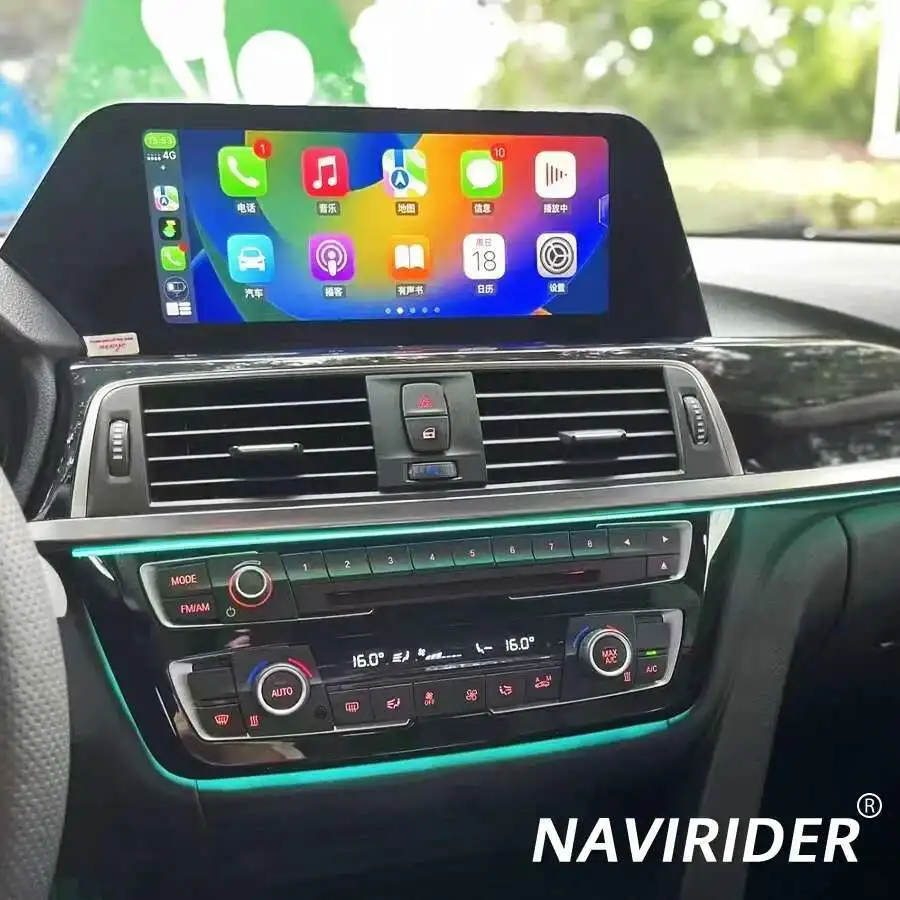 

10,25-дюймовый экран Qualcomm Blade CarPlay для BMW 4 серии 3, G20 F30 2013-2018 Android мультимедийный видеоплеер GPS головное устройство