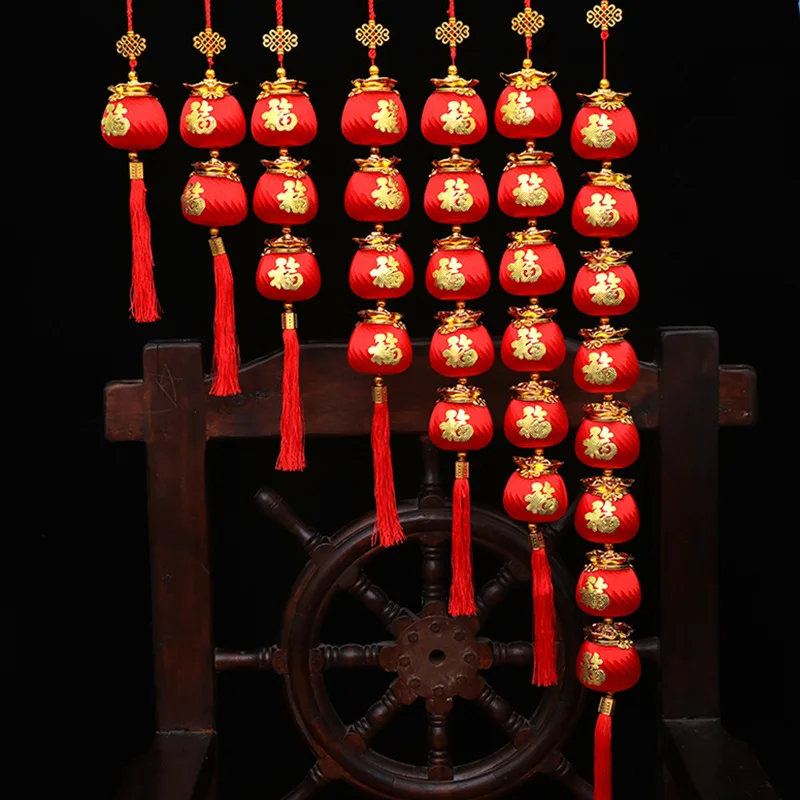 

Украшение для дома и офиса, красный фонарик, 1 шт. или 8 шт.