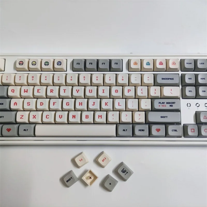 Механическая клавиатура XDA Gamer PBT колпачки для клавиш Классическая игра Gameboy