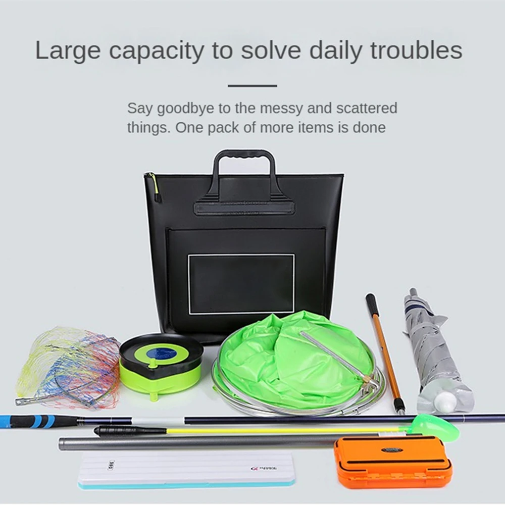 

1 шт. Портативная сумка для рыбалки из ЭВА, сумка для рыболовной клетки, водонепроницаемая складная сумка для хранения живой рыбы