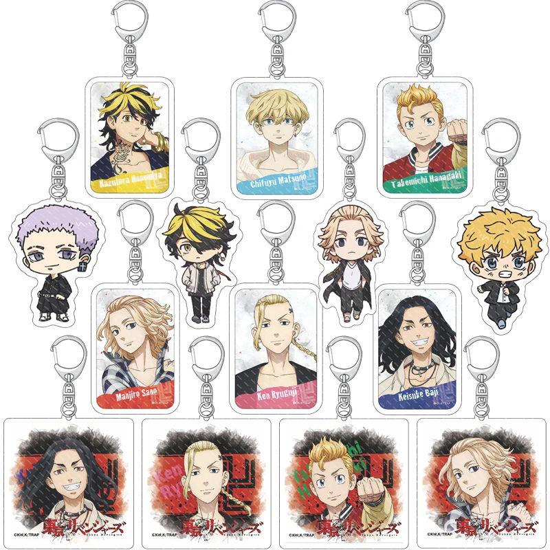 

Токийский Мстители, акриловая подвеска-брелок Manjiro Sano Draken, персонажи аниме, брелок, акриловое украшение, подарок, игрушки для детей