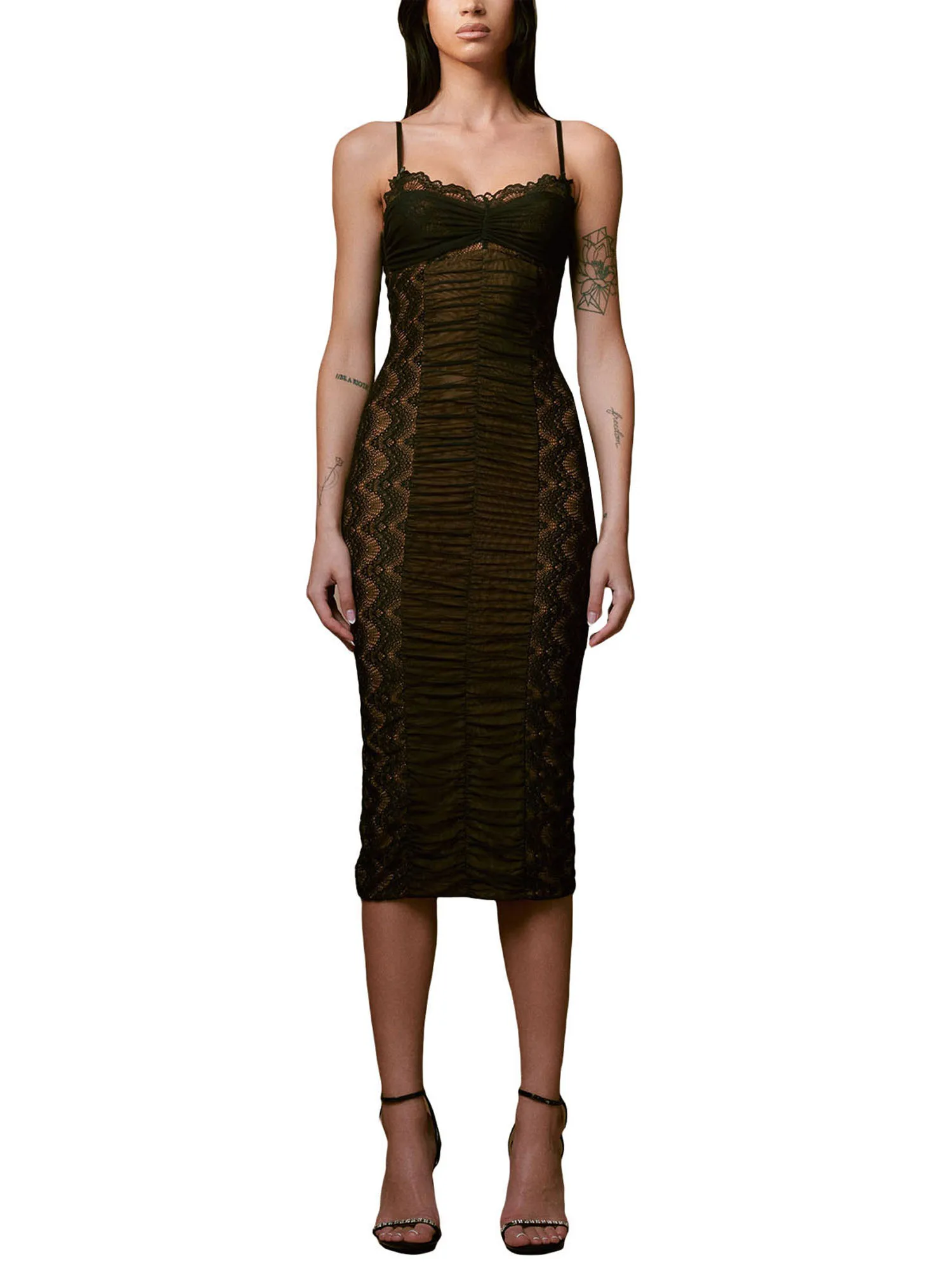 

Women s Elegant V-Neck Maxi Dress Sleeveless Floral Print Ruffle Hem Dress Summer Beach Party Dress