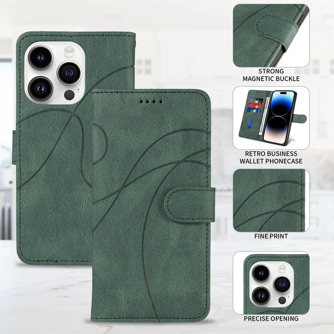 Кожаный чехол-книжка для Nokia G42 NokiaG42