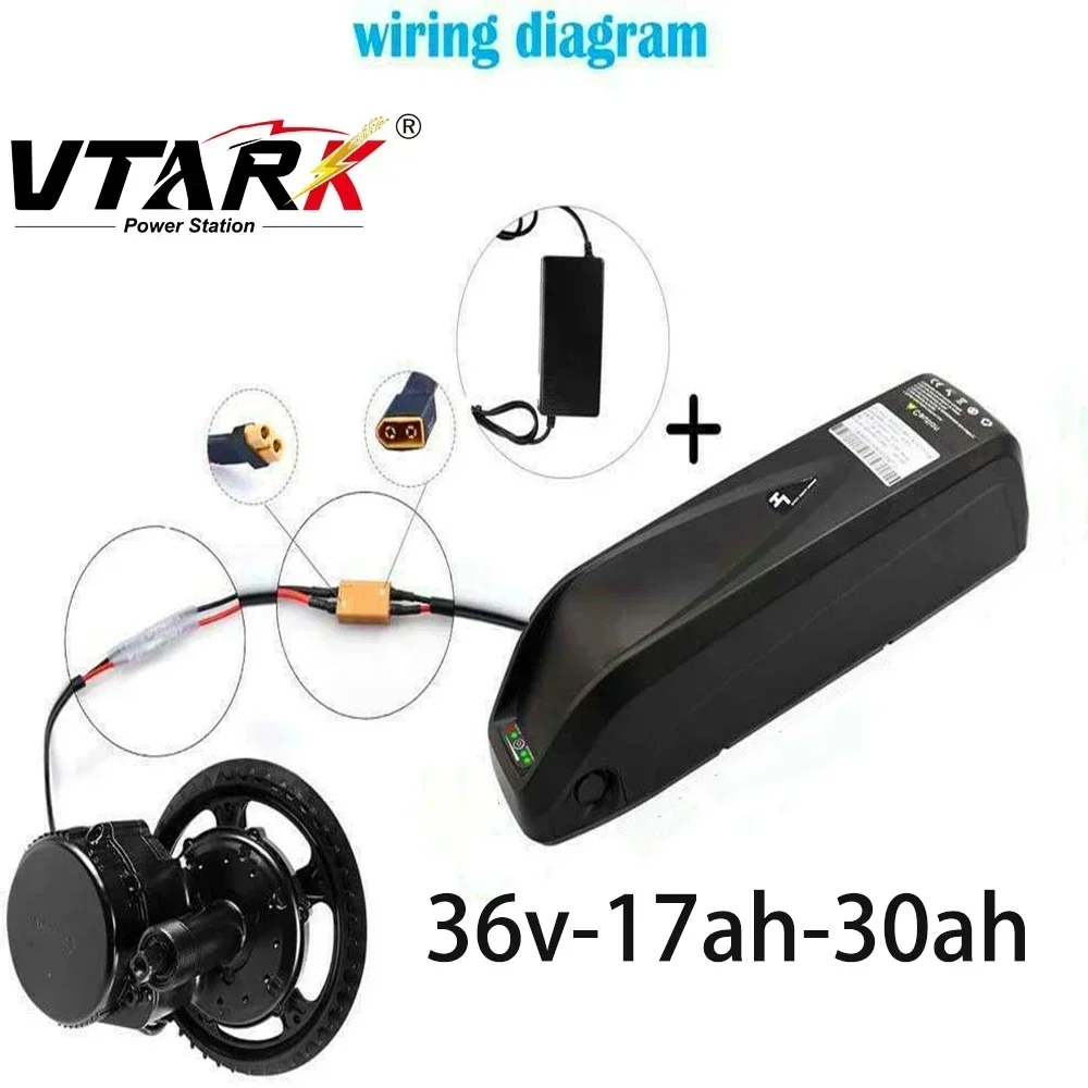 Аккумулятор 37V20AH 48V 52 В для электровелосипеда 36 Hailong Plus 40A BMS 21700 Cell BBSHD BBS02 BBS03 350 Вт