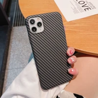 carbon fiber texture phone case for iphone 13 12 11 pro xs max xr x 8 7 plus se 2020 hard plastic back cover lightweight case