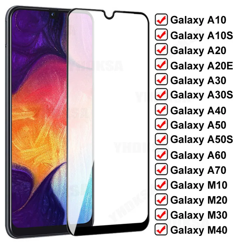 

Защитное стекло, закаленное стекло для Samsung Galaxy A10 A20 A20E A30 A40 A50 A60 A70 M10 M20 M30 M40