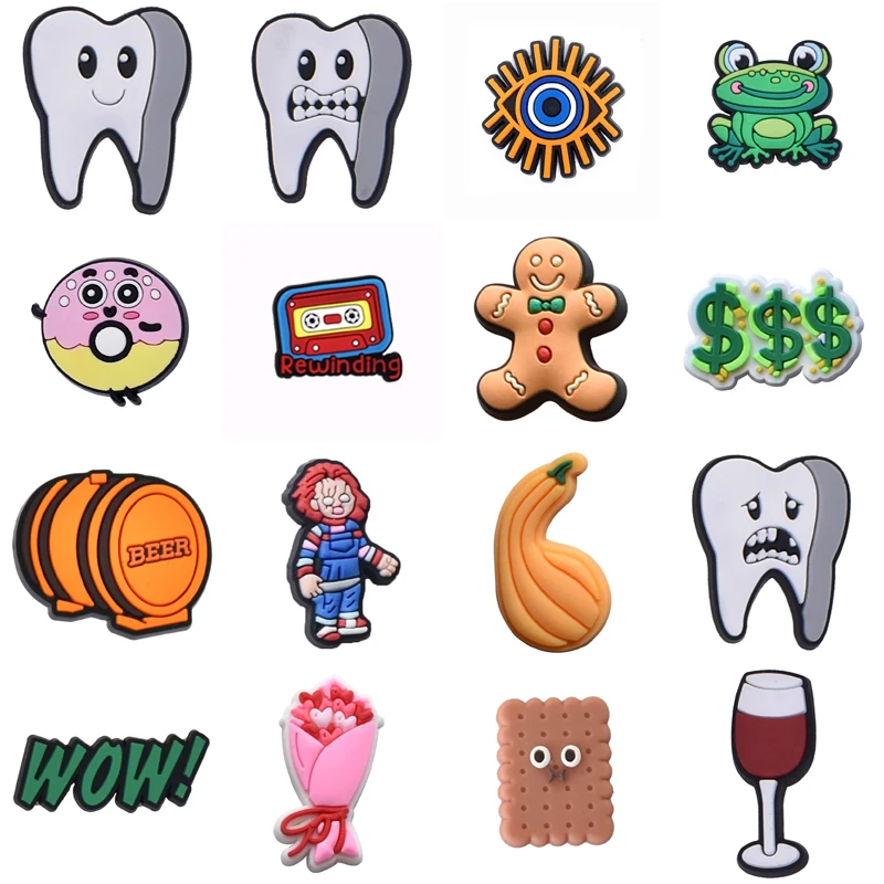 

Women Charm Shoe Charms Accessories Decorations PVC Buckle Decorations for Crocs Wholesale Bulk Gifts Pins Shoes Accessories