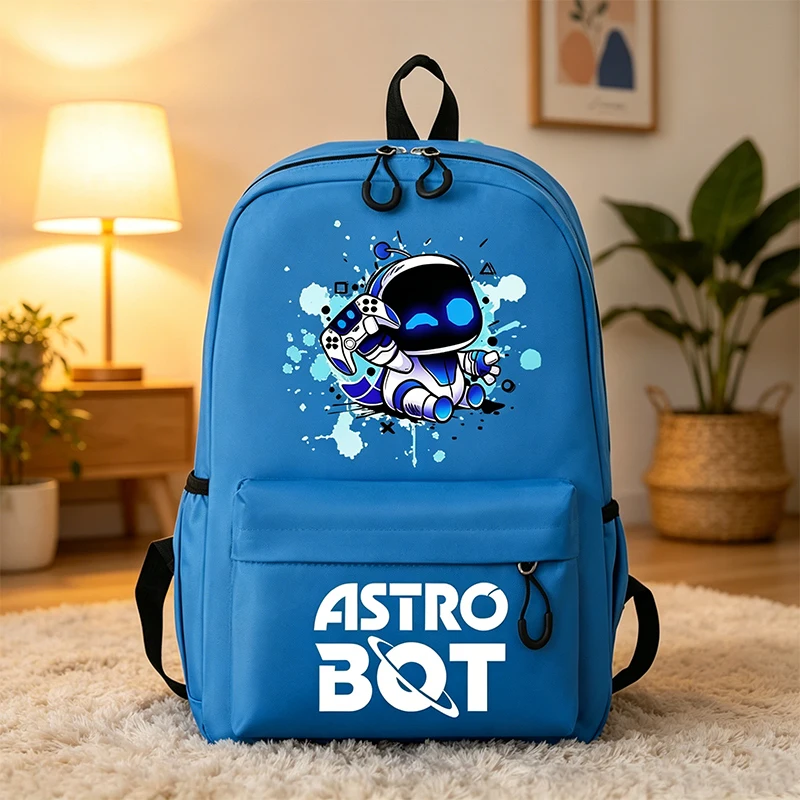 Фото Рюкзак AstroBoted с тематическим принтом, сумка на плечо из ткани Оксфорд, студенческая портативная сумка для хранения вещей большой вместимости, подарок для школы №1