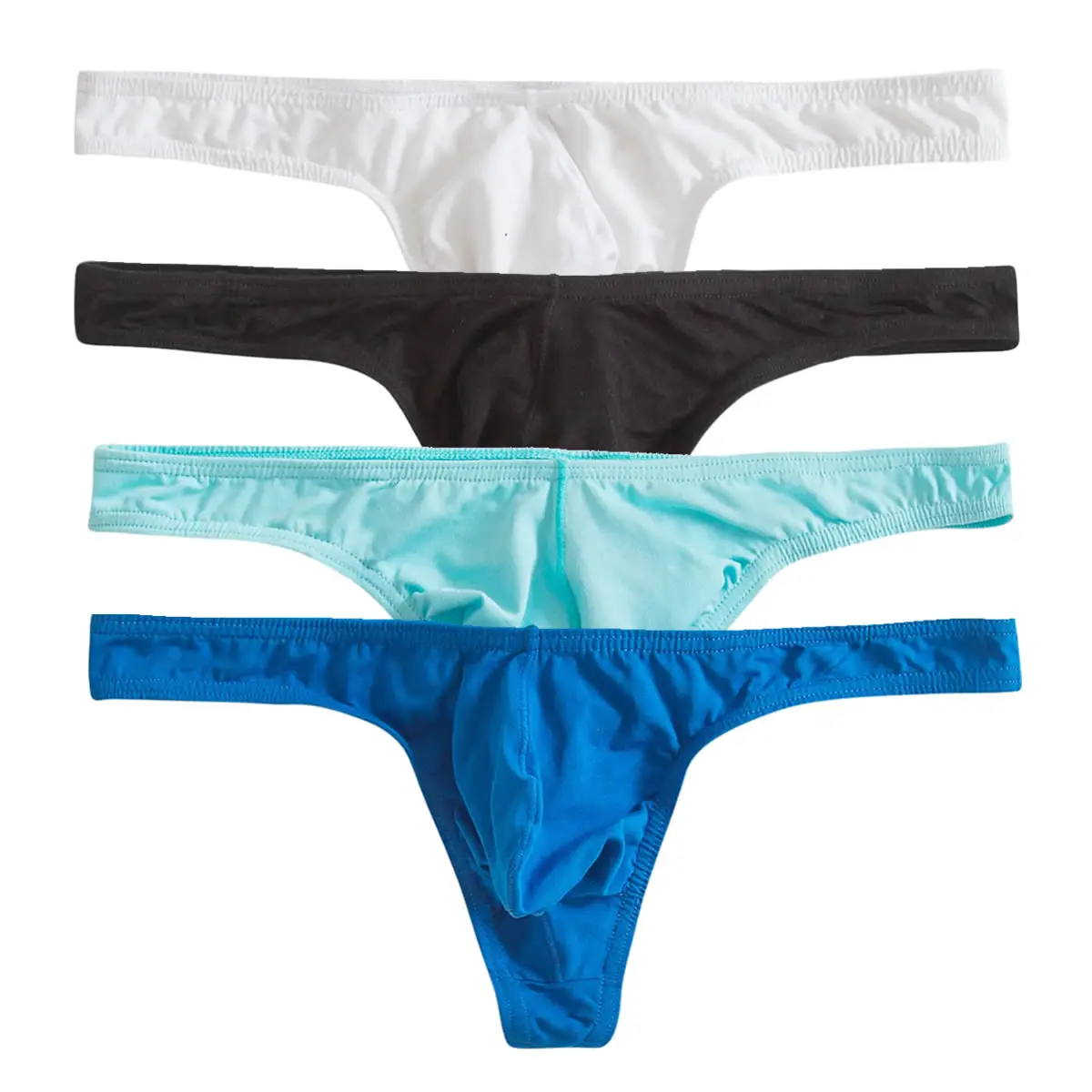 

2/4/8PCS Mens Briefs Wholesale Sexy Men Underwear Cotton Solid Underpants Cuecas Low-Waist Bulge Pouch Homme Panties Male Shorts