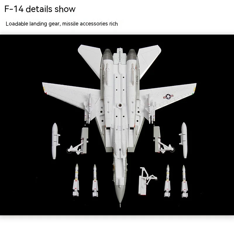 Сплав F14 F-14f15 Модель самолета истребителя имитация 1:100 статическая американская