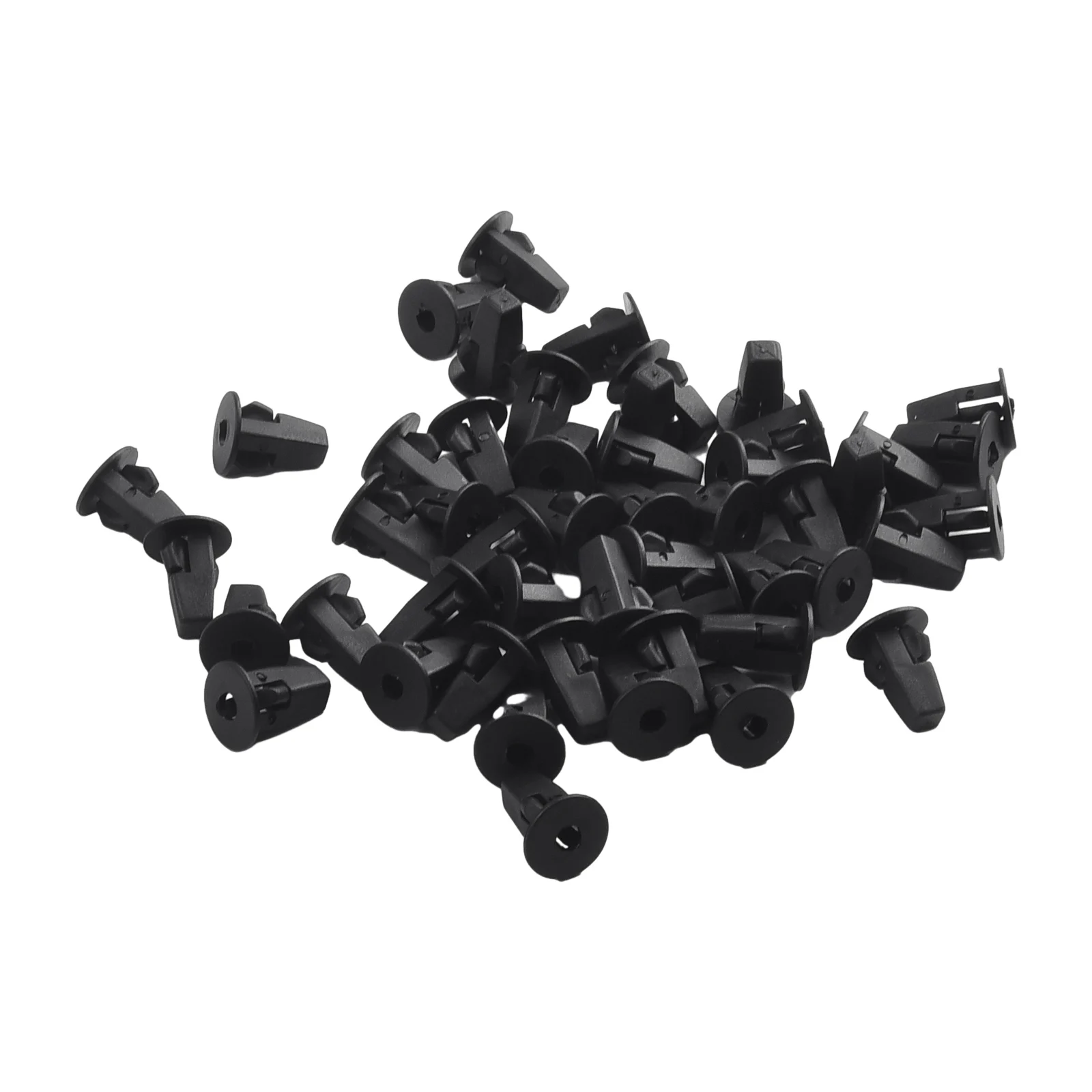 50 шт. черные пластиковые зажимы для крепления автомобильного крыла винт заклепка