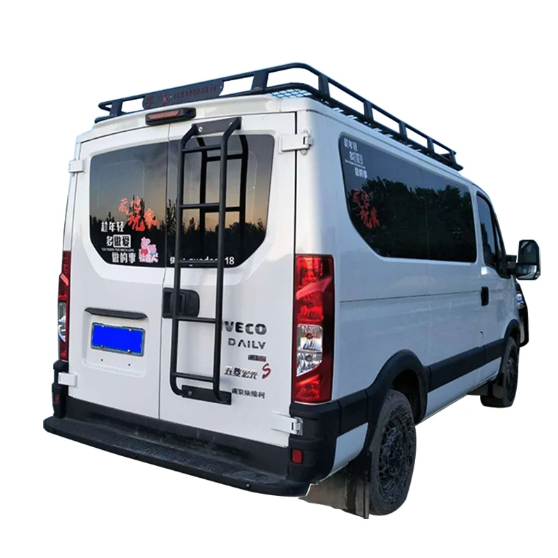 

Black Powder coated Steel car rear ladder,rear bumper guardtools