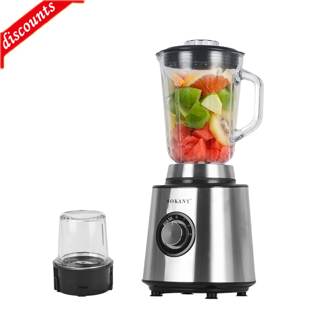 

SK-150s 2in1 Blender Juice Stainless Steel LED Blender Mixer Grinder Blender