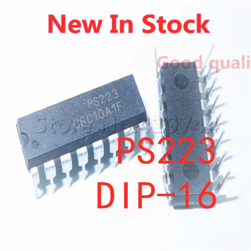 

5PCS/LOT PS223 DIP-16 LCD power driver chip In Stock NEW original IC