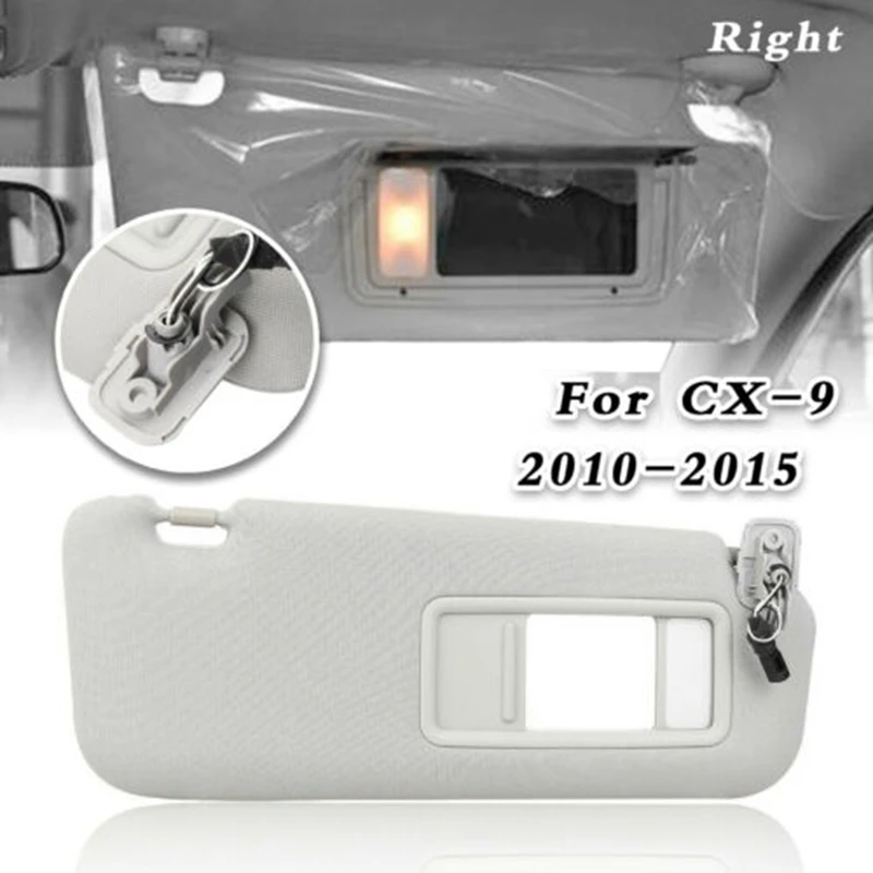 

Right Passenger Side Sunshade W/ Mirror Light For Mazda CX-9 2010-2015 TD11-69-270B-75