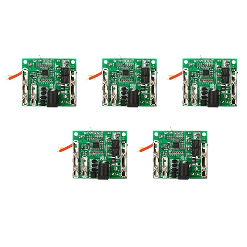 

5X 5S 18/21V 20A Battery Charging Protection Board Lithium Battery Protection Circuit Board BMS Module For Power Tools 1