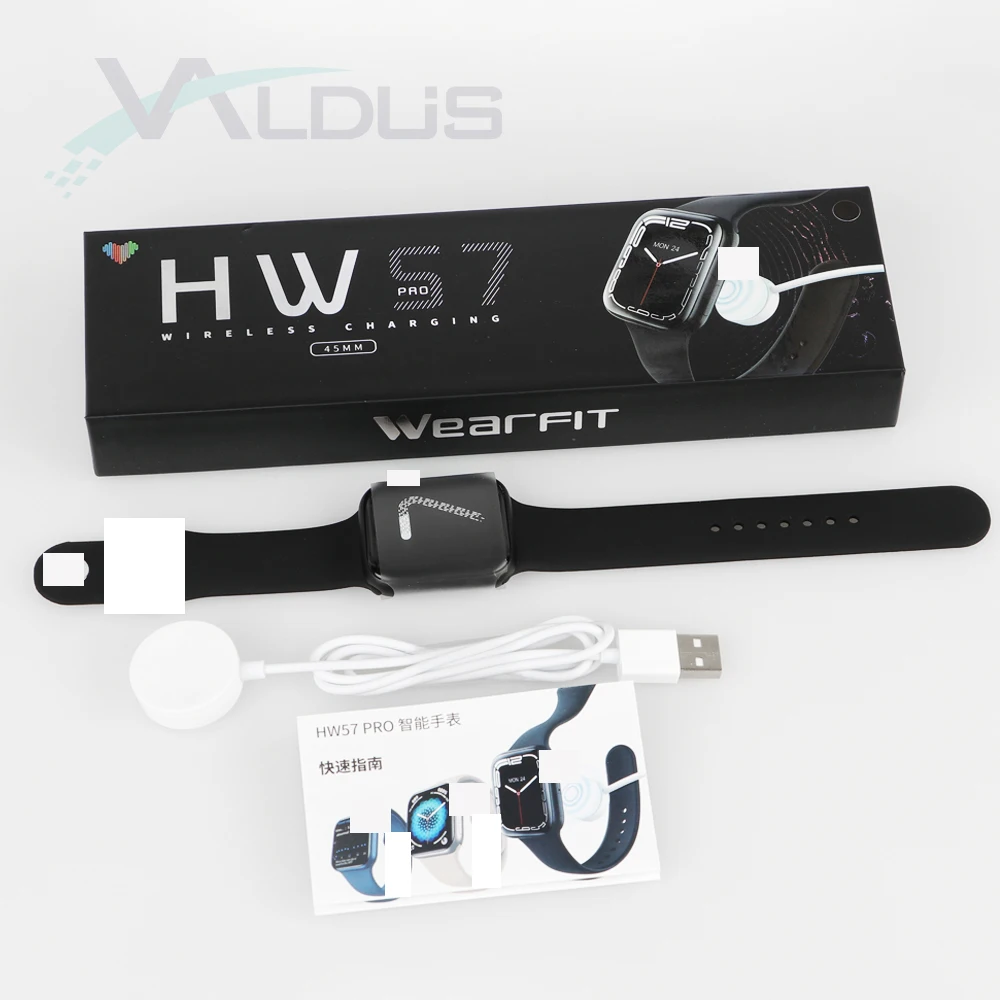 Смарт-часы lWO HW57 Pro Series 7 мужские с функцией NFC часы вызова Беспроводная зарядка