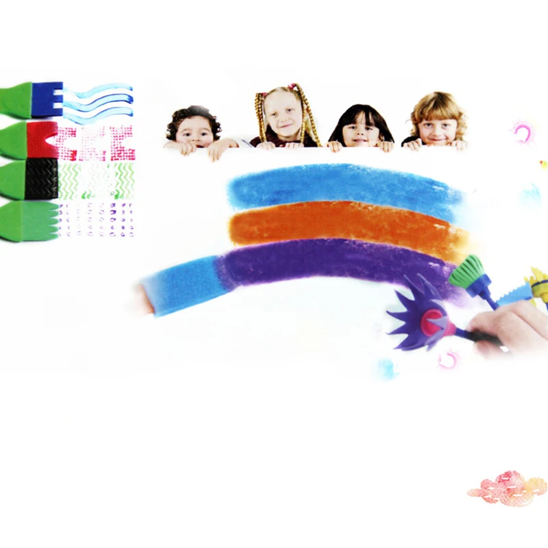 

29Pcs/set Kids Painting Sponge Seal Educational Toys Art Graffiti Painting Tools Sponge Printing Set Early Educational Toy Gifts