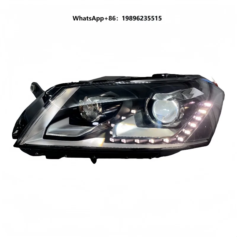 Фото Ксеноновые светодиодные фары HID в сборе для MK6 2011-2014, 12В, 6000К, 4000 люмен, H7, универсальная установка для автомобиля №1