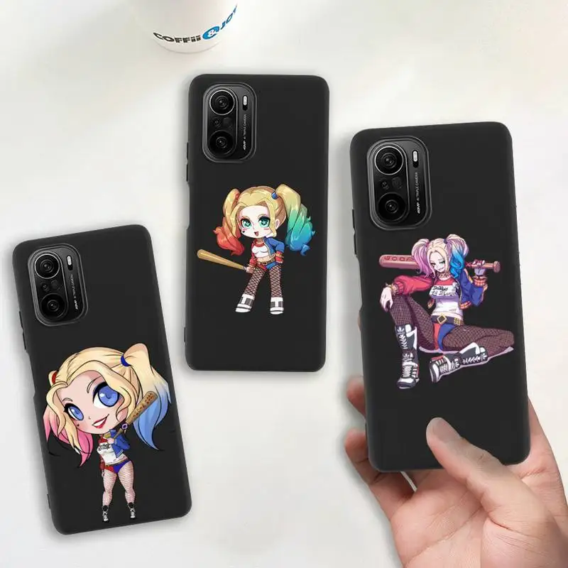 

Cartoon Harley Quinn Joker Phone Case for Redmi 9A 8A Note 11 10 9 8 8T Redmi 9 K20 K30 K40 Pro Max Silicone soft Cover