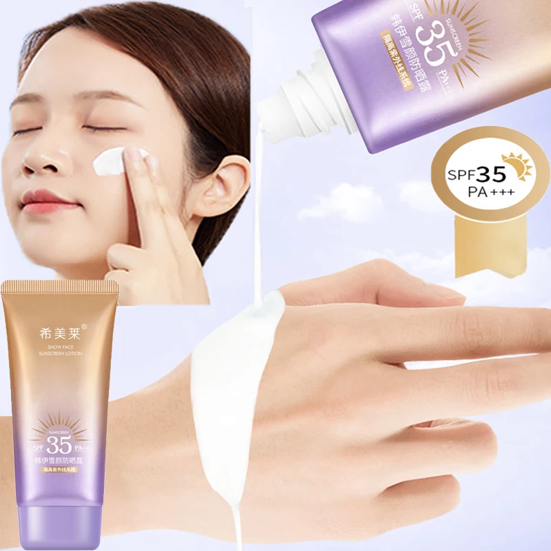 

Facial Body Sunscreen Cream Isolation Anti-Aging Sunblock Whitening Moisturizing Brightening Sunscreen UV Protector Concealer