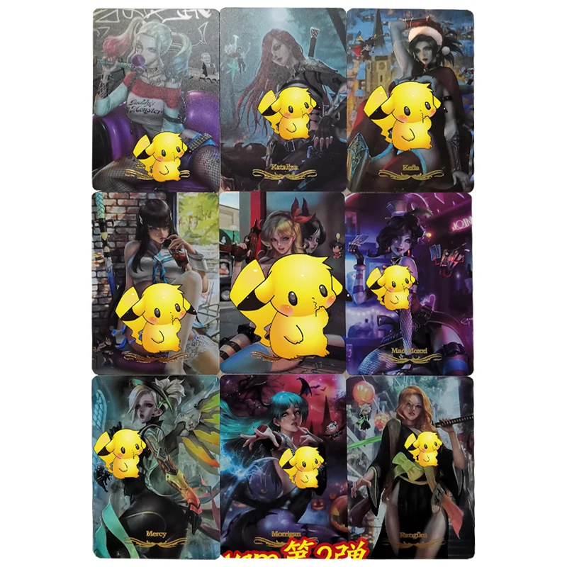 

9 шт./набор, декоративные карточки для героев аниме «История богини»