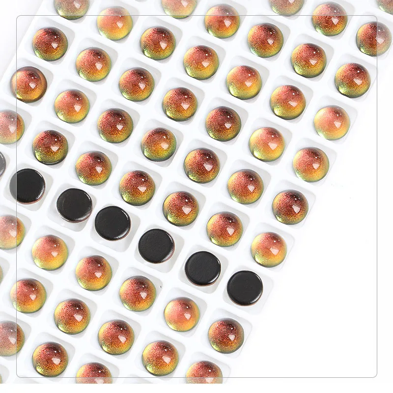 

8 мм красочные плоские круглые стразы Звездные флуоресцентные рандовые украшения Подвески для сережек ювелирные изделия