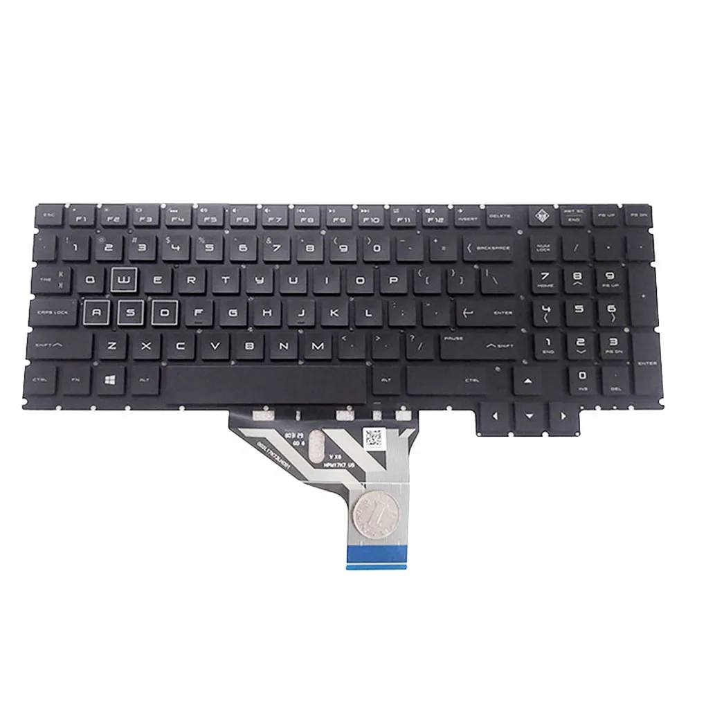 

Keyboard Computer Accessory Exquisite Typing Part Universal Laptop Keypad Replacement for HP OMEN 15-ce070tx 15-ce080tx