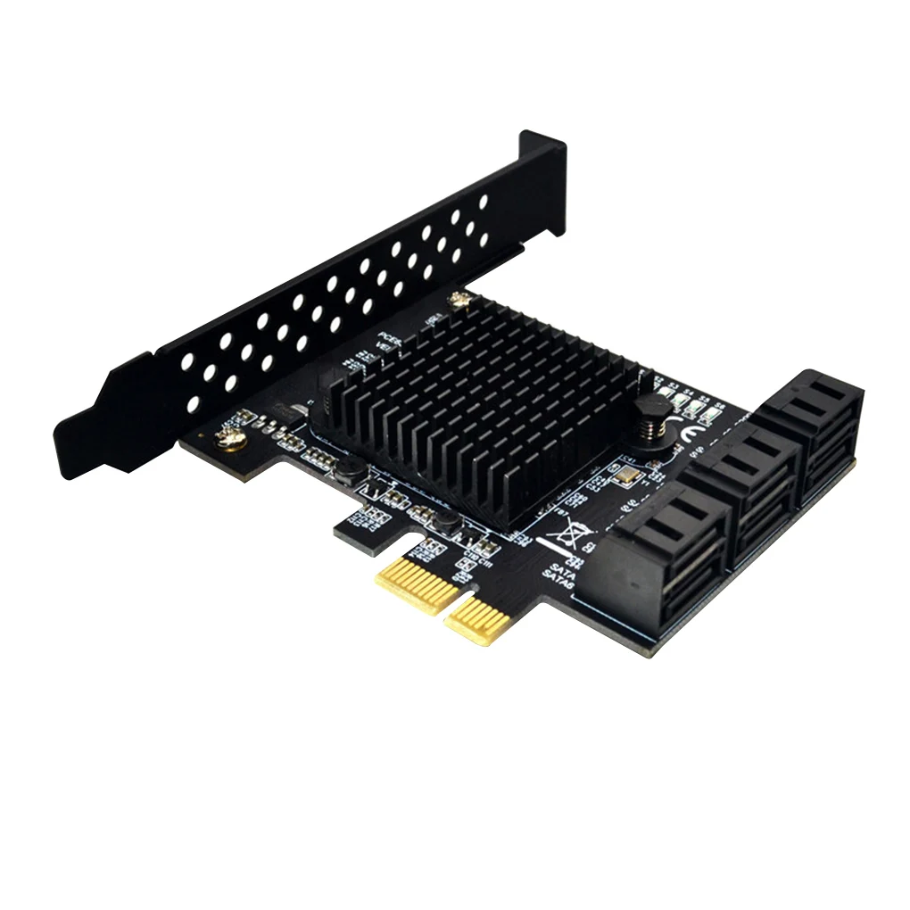 

Адаптер PCI-E-SATA, плата расширения SATA 3 0 6G, 6 портов, Компьютерный Аксессуар