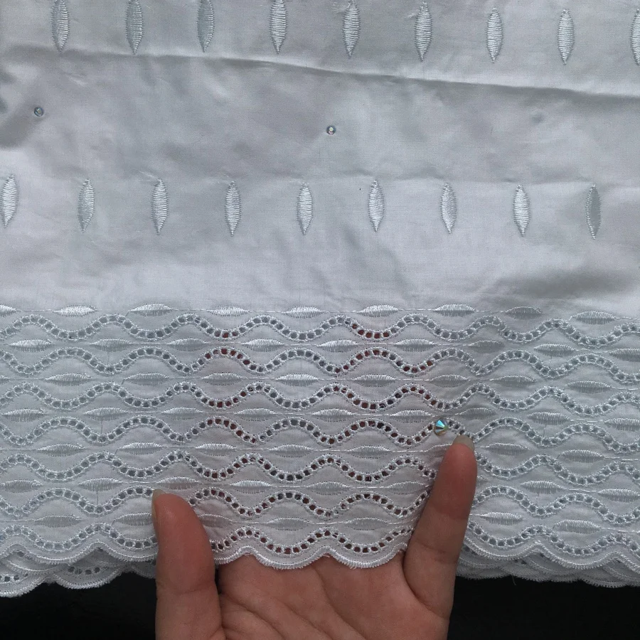 SJD LACE Африканские нигерийские мужские костюмы Хлопковая вуаль Кружевная ткань с
