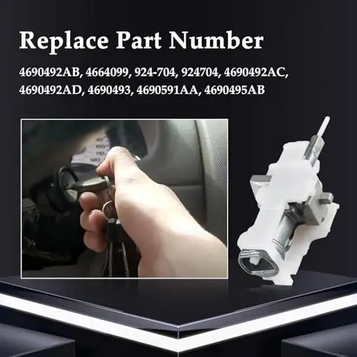 Фото Привод замка зажигания 4690492AB для Jeep Wrangler 1997-2006, Chrysler PT Cruiser, Dodge №3