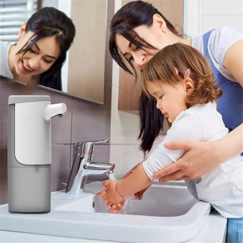 

HOT450ml Soap Dispenser Touchless Automatic Liquid Pump Hands-free Auto Soap Dispenser USB Charging Smart Sensor Soap Dispenser