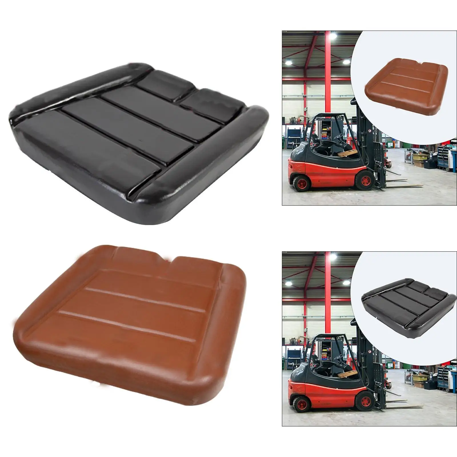 Universal Forklift Seat Cushion Skid Loader Engineering Vehicle Mower Tractors Easily Install Comfortable Tractor