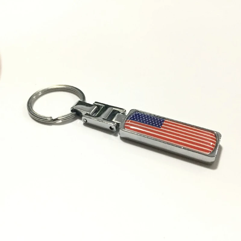 

Keychain America Long Strip Country Mini Maple Leaf Travel For Ford Mustang Chevrolet Gmc Buick Tesla Lincoln Auto Accessories