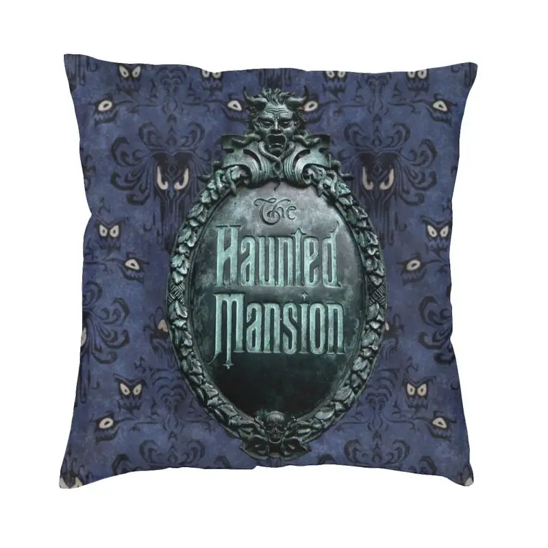 

Haunted Mansion Sign Cushion Covers Soft Nordic Pillow Cases Living Room Decoration