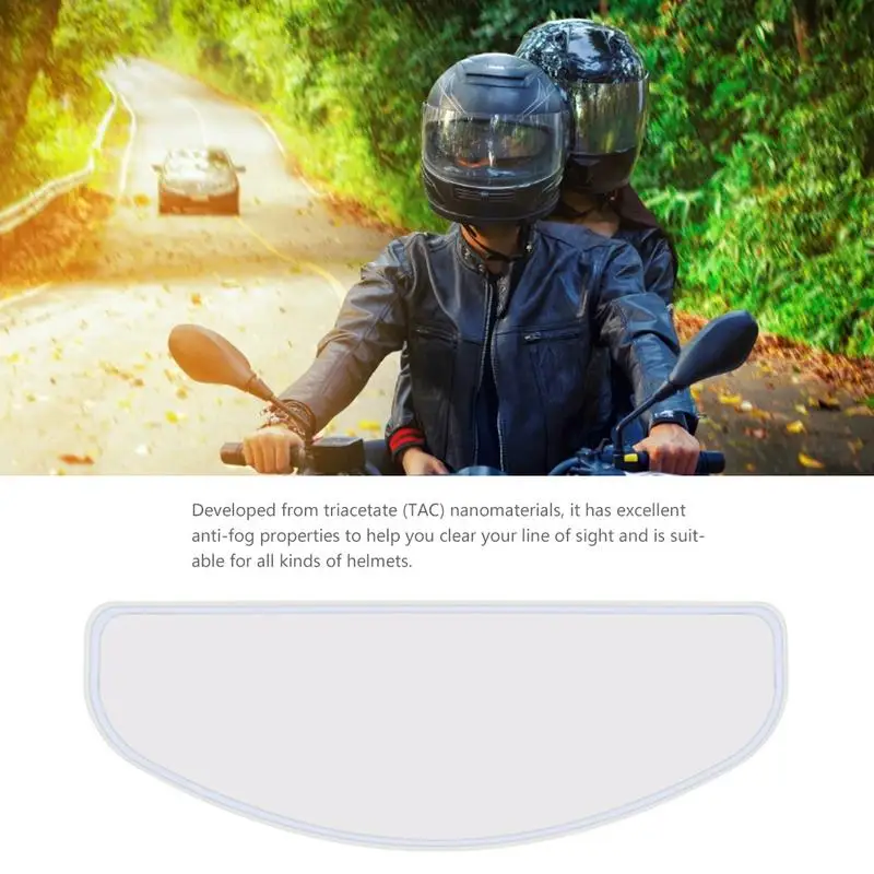 

Universal Motorcycle Helmets Anti-fog Patch Visor Lens Helmet Lens Protective Film For Against UV Rain Motorcycle Accessories