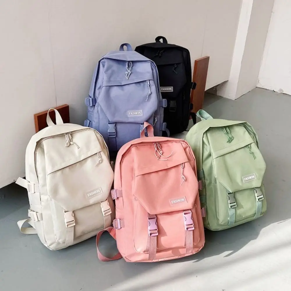

Simple Ins Large Capacity Travel School Bag Birthday Gift Student Backpack Canvas Bag