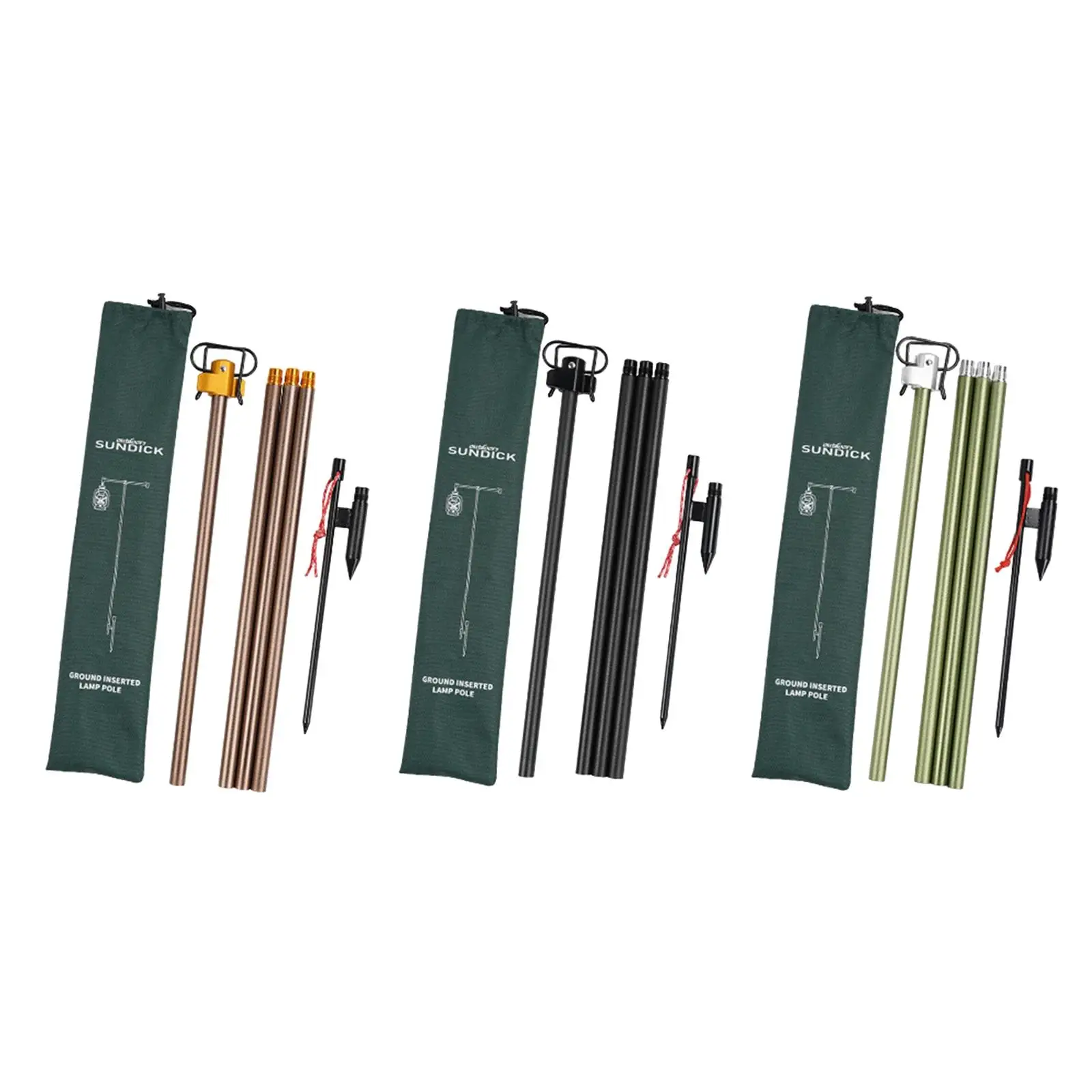 

Camping Lantern Stand Rod Fixing Stand Holder Light Rack for Hanging Light