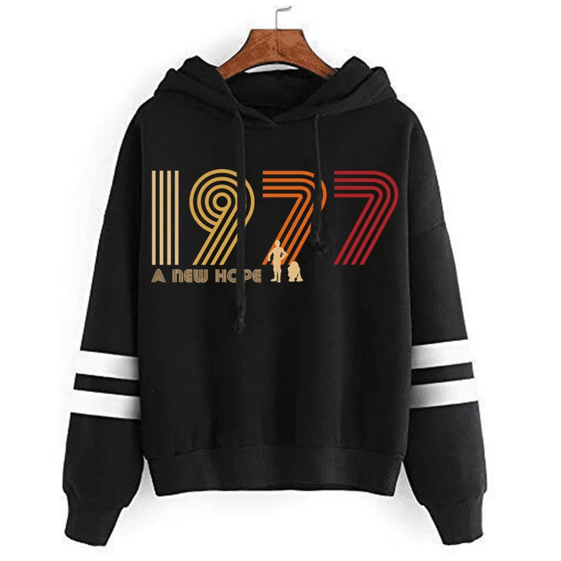 

Retro Vintage 1977 Birthday Hoodies Spring Autumn Pullover Long Sleeve Sweatshirt Y2k Harajuku Streetwear Winter Clothes Women